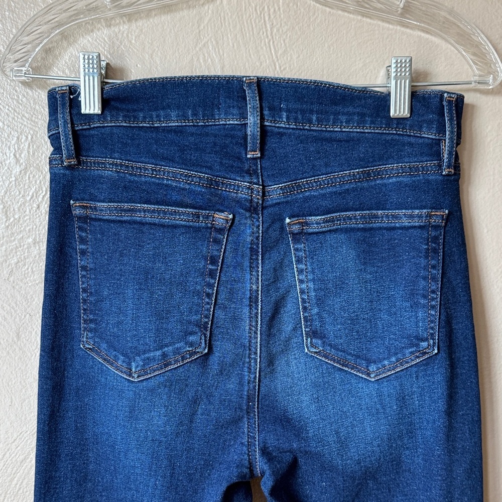 LOFT Dark Wash Blue Flare Jeans - Picture 5 of 7